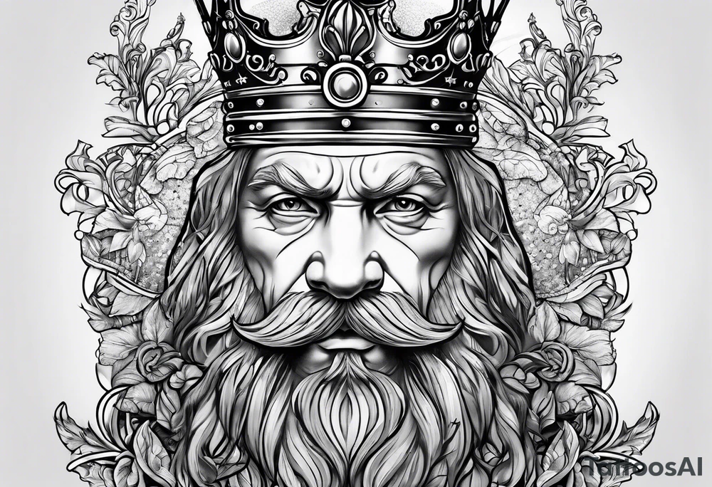 king Louis tattoo idea