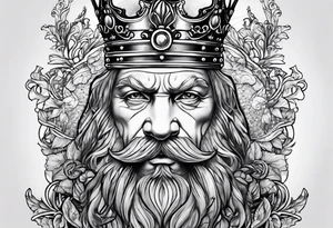 king Louis tattoo idea