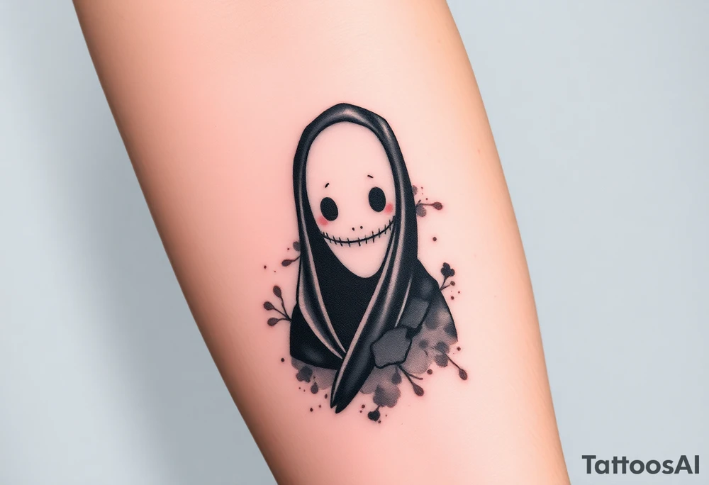 No-Face (Kaonashi) – Spirited Away (Ghibli Studio) tattoo idea