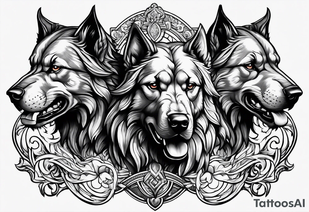 Cerberus tattoo idea