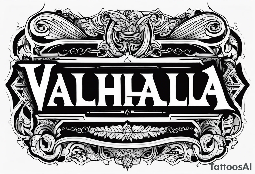 Valhalla tattoo idea