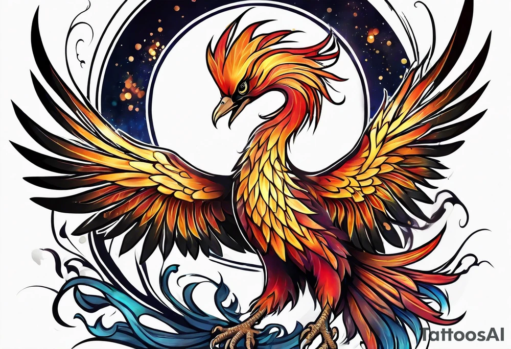 Phoenix tattoo idea