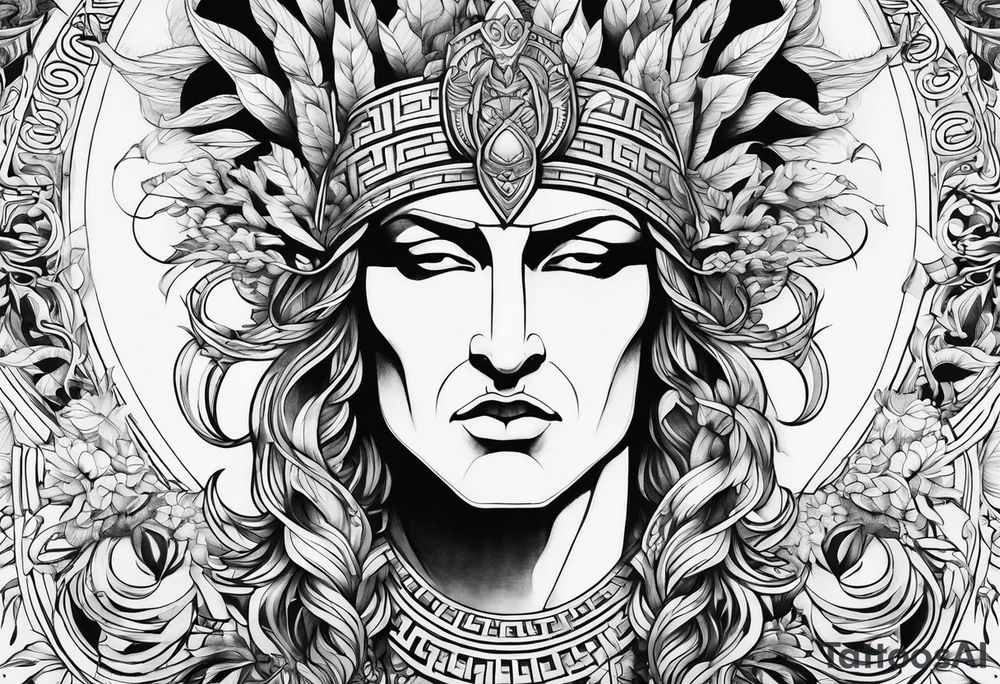 greek god tattoo idea