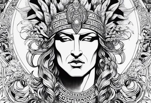 greek god tattoo idea