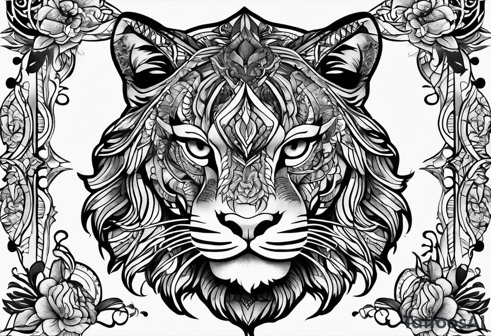 black and white tattoo dedicated to my adopted son Colton tattoo idea