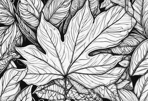 leaf's tattoo idea