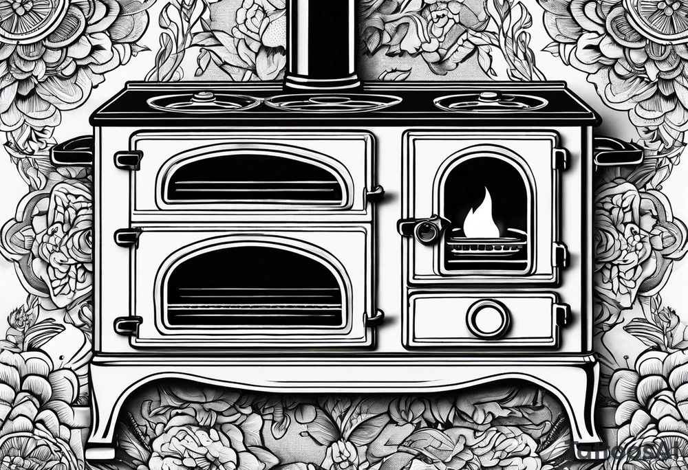 aga stove tattoo idea