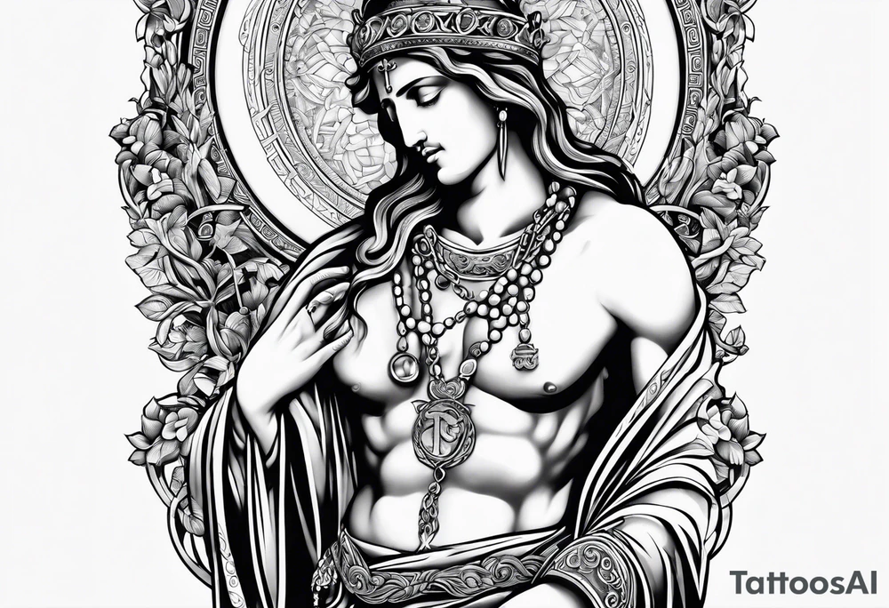 Rosary, Greek god tattoo idea