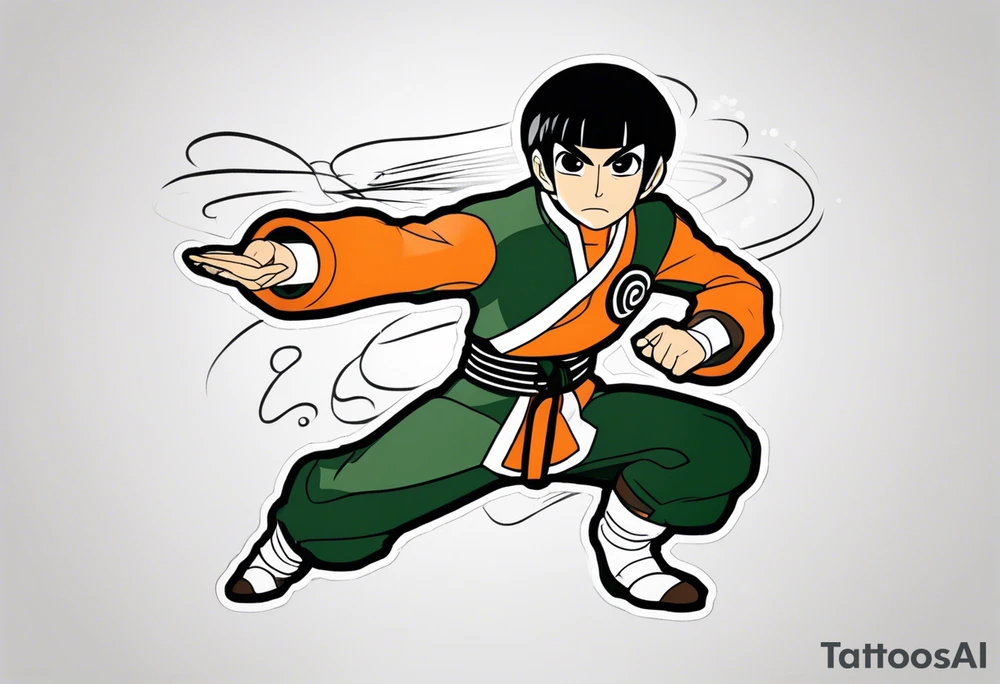 Rock Lee tattoo idea
