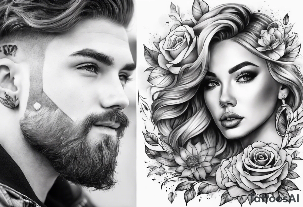 Kan je een tattoo maken met boogschieter sterrenbeeld, liefde en geluk tattoo idea
