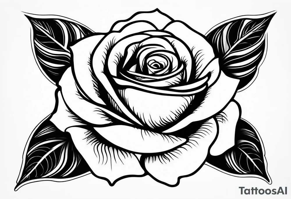 rose tattoo idea