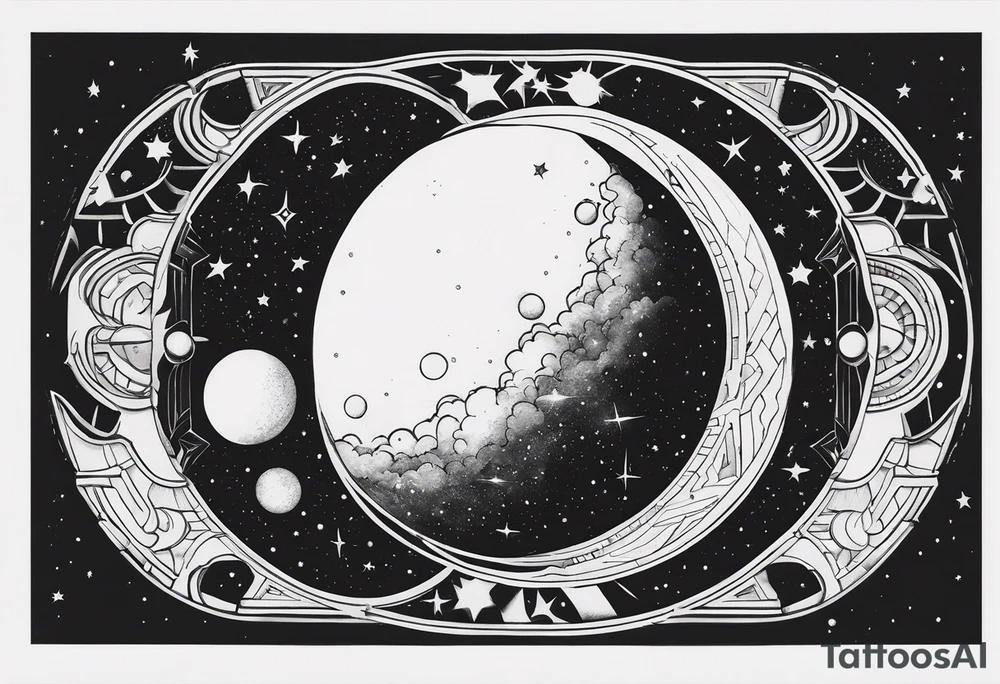 Space tattoo idea