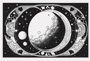 Space tattoo idea