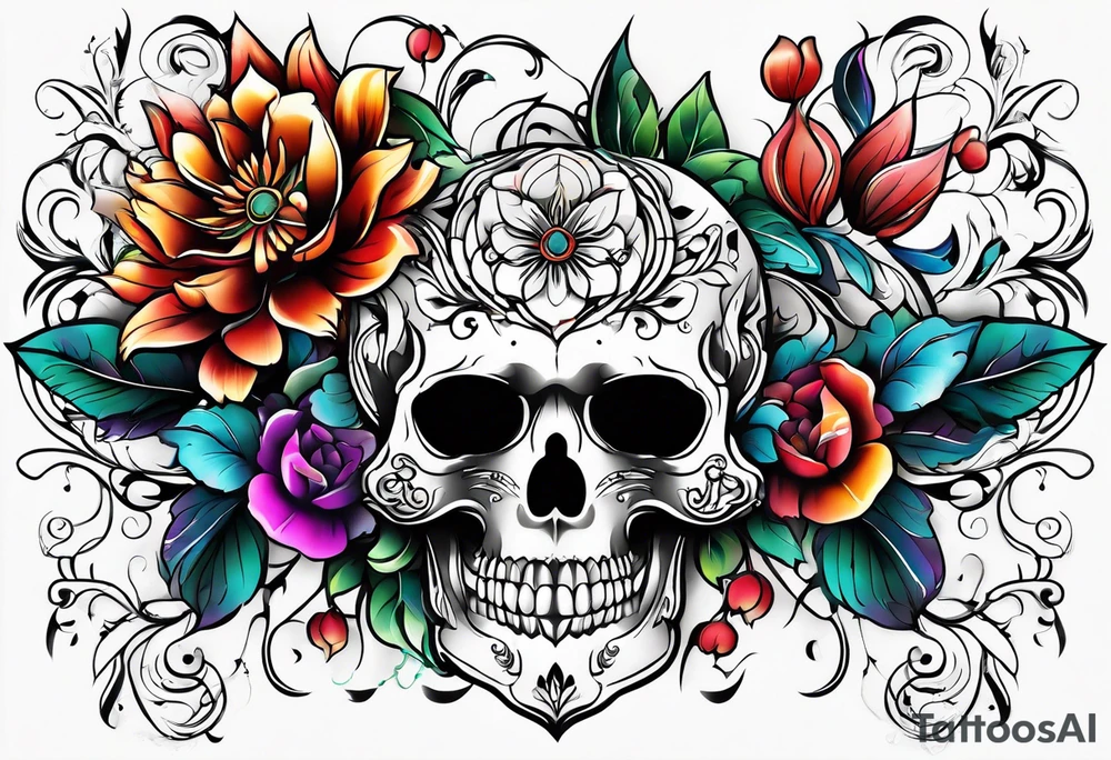 Flower tattoo idea