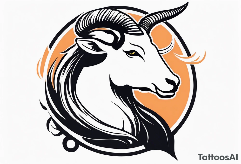 capricorn with a shotgun tattoo idea