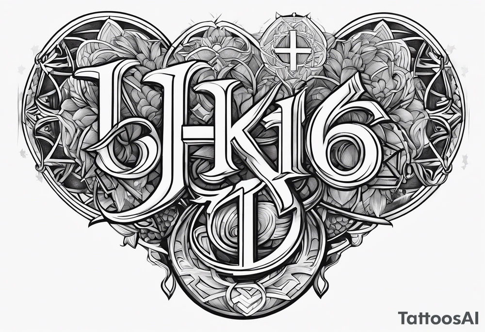 John 3:16  on knuckles tattoo idea