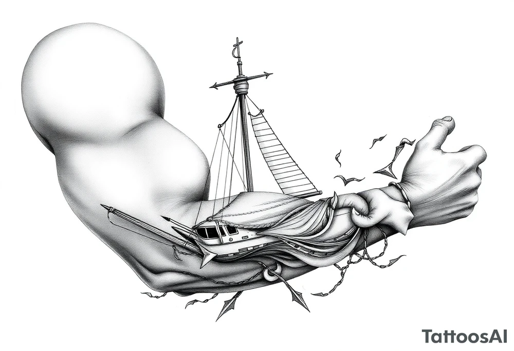 Queen Anne's Revenge tattoo idea