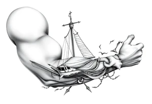 Queen Anne's Revenge tattoo idea