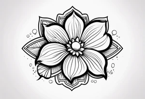 Flor de cerejeira tattoo idea
