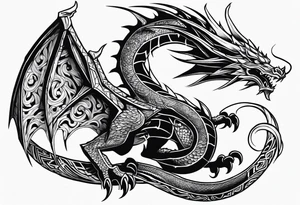 Slifer the sky dragon tattoo idea