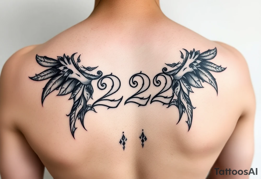 Feminine 224 tattoo idea