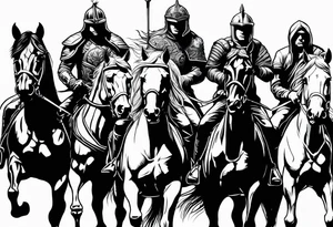 Four horsemen tattoo idea
