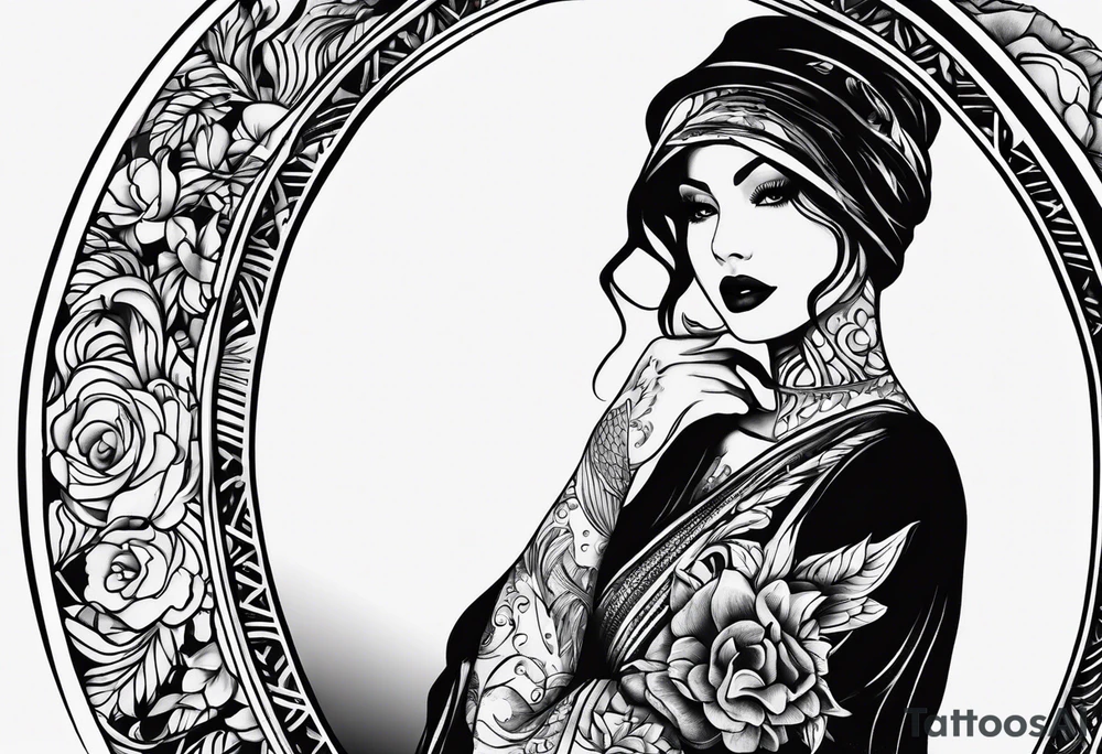 Looking at myself in the mirror tattoo idea