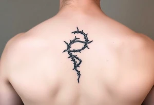 Thorn wrapped going down as a spiral tattoo idea