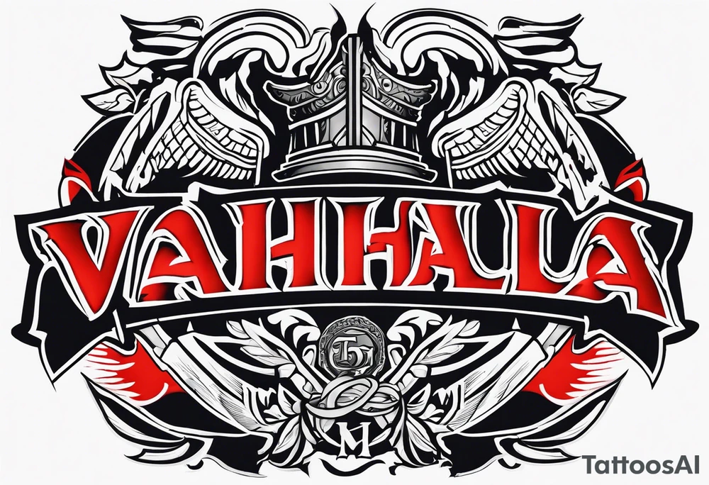 Valhalla soldier tattoo idea