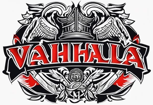 Valhalla soldier tattoo idea