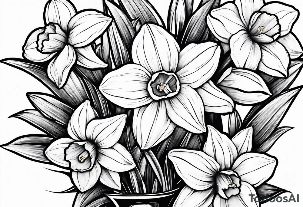 Daffodils tattoo idea