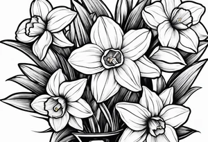 Daffodils tattoo idea