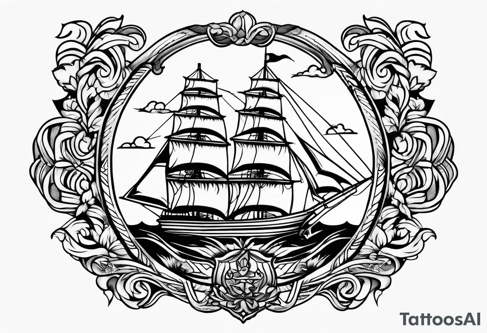 Sailor Jerry theme tattoo idea