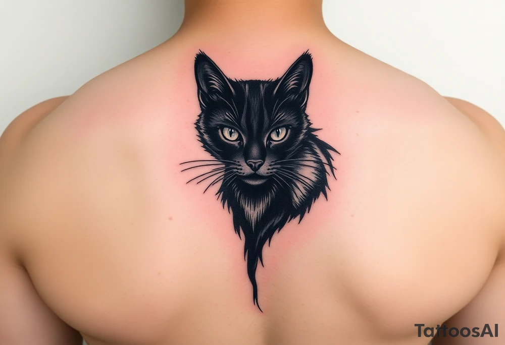 Black Cat tattoo idea