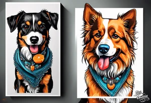 Celebrates my dog Clementine tattoo idea
