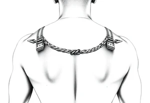 Male gimp, tied up tattoo idea