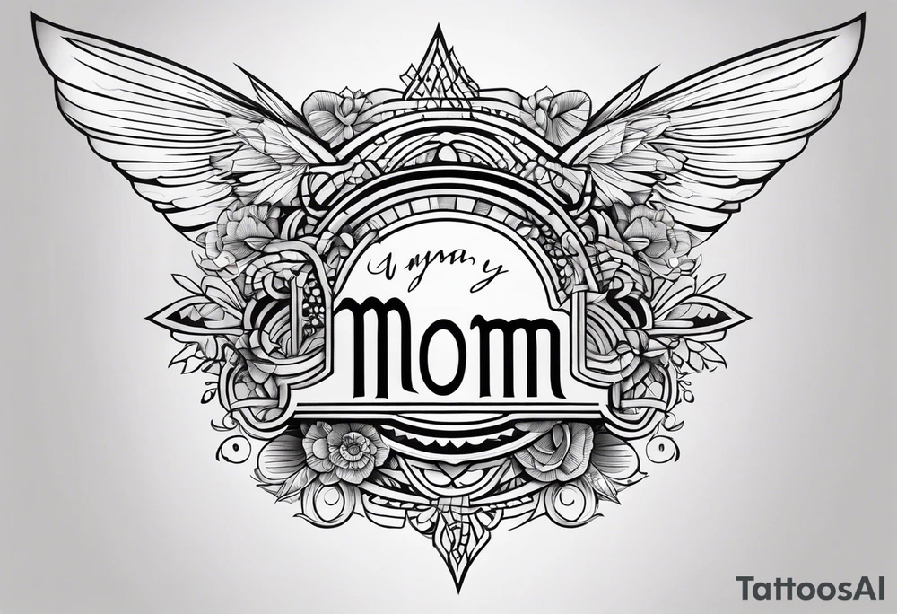 Mom name that’s say Lynn with a design tattoo idea