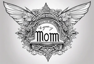 Mom name that’s say Lynn with a design tattoo idea