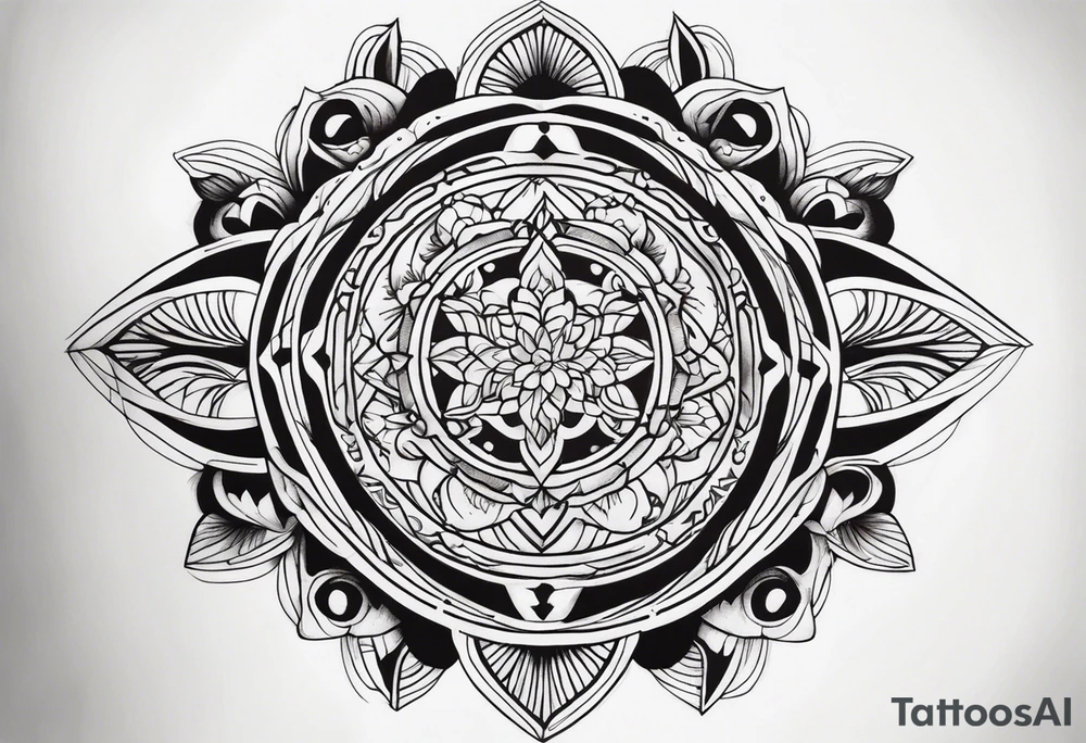 Genera un tatuaje que 
representa la persistencia tattoo idea