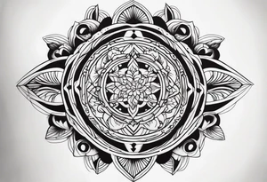 Genera un tatuaje que 
representa la persistencia tattoo idea