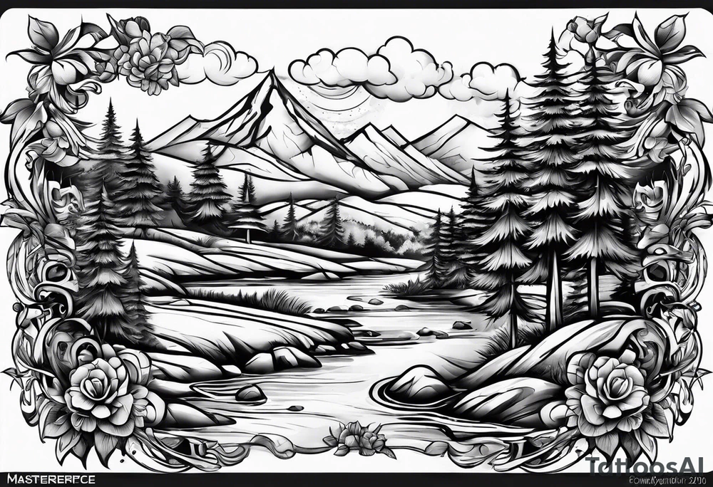 names Caiden and sawyer tattoo idea