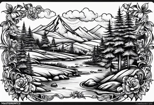 names Caiden and sawyer tattoo idea
