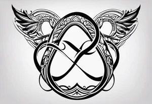 Simple Infinity symbol tattoo idea