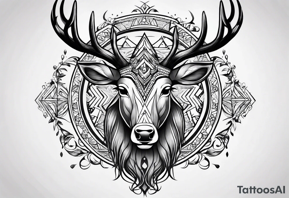 Cerf tattoo idea