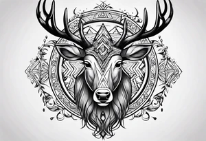 Cerf tattoo idea