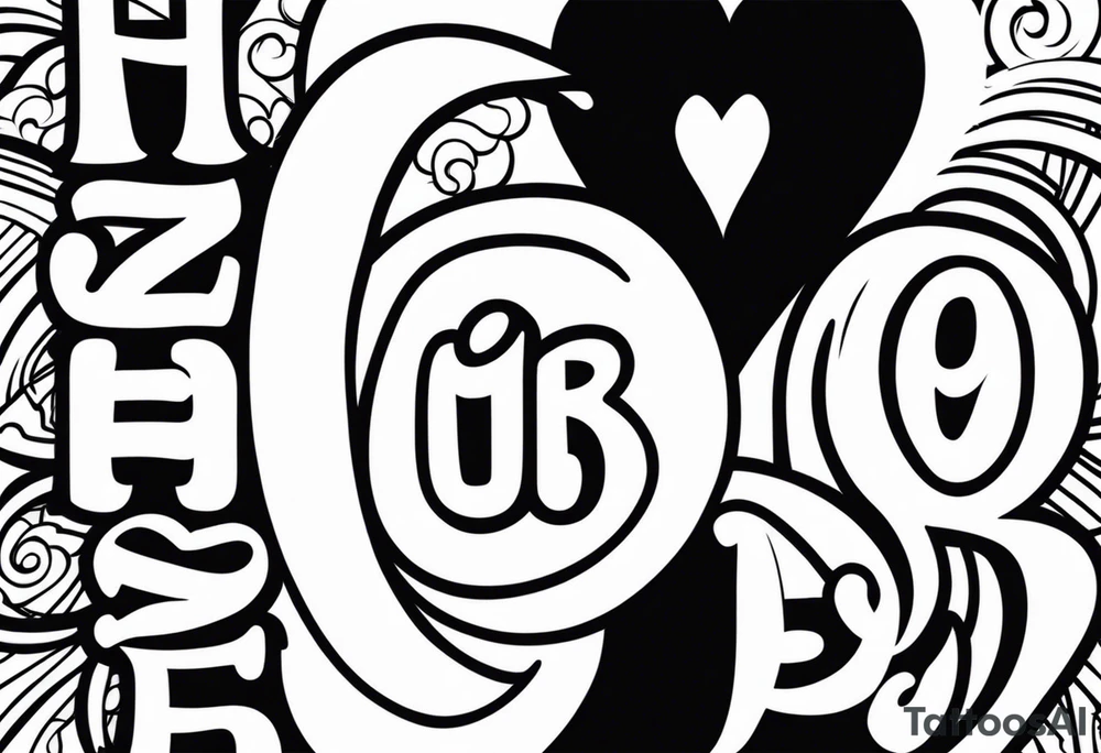 I love you tattoo idea