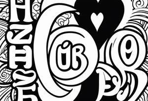 I love you tattoo idea