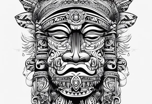 Totem pole tattoo idea