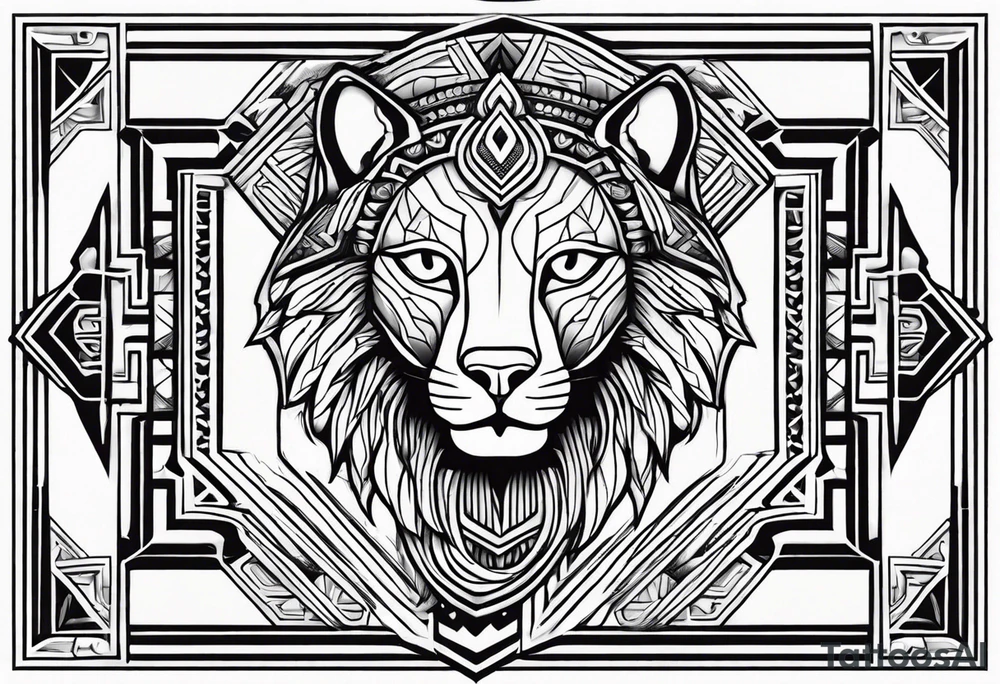 Mini , Sekhmet symbol tattoo idea