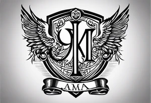 Letters ALA GAA
Roman Numeral
Simple tattoo idea